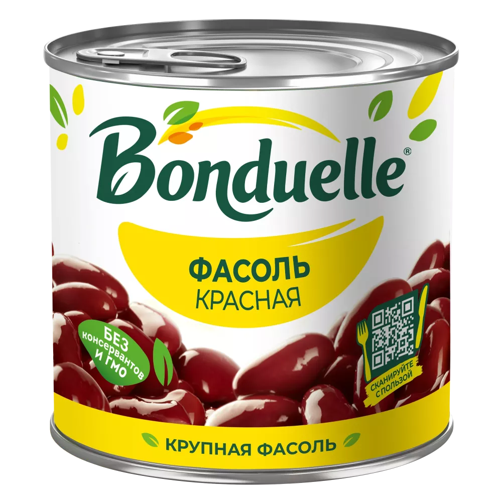Консерваланган Bonduelle кызыл фасолу, 400 г