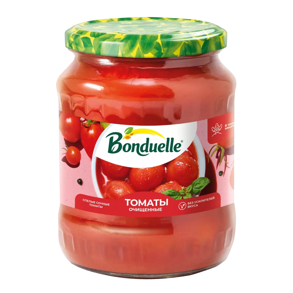 Томат эти менен арчылган Bonduelle томаттары, 680 г