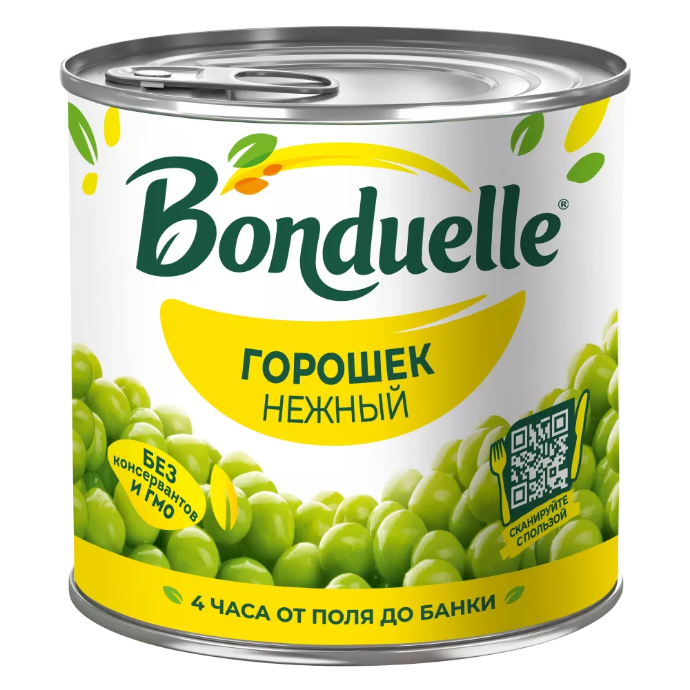 Консерваланган назик Bonduelle буурчагы, 400 г