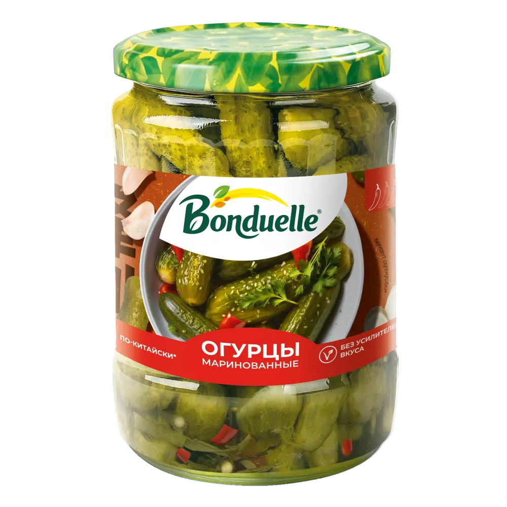 Bonduelle Огурцы маринованные по-китайски 500 мл