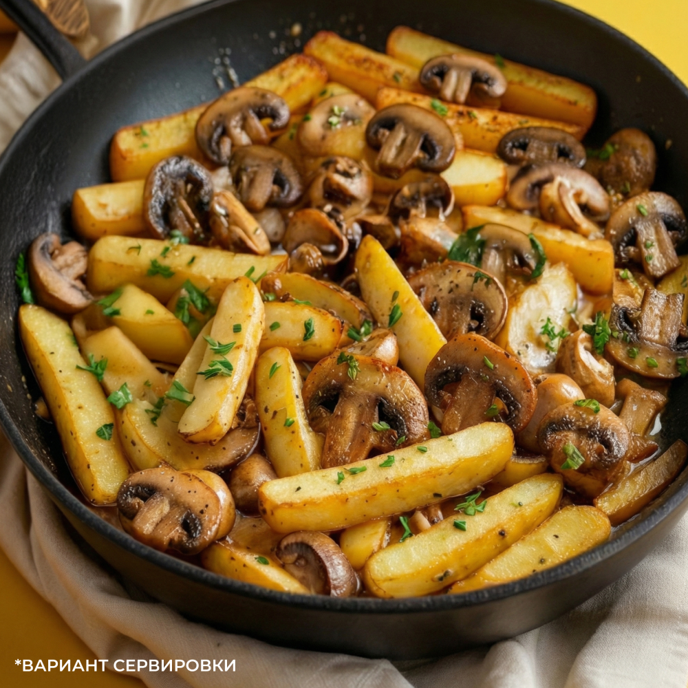 Картофель с грибами "А-ля рус" Бондюэль, смесь замороженная, 400 г