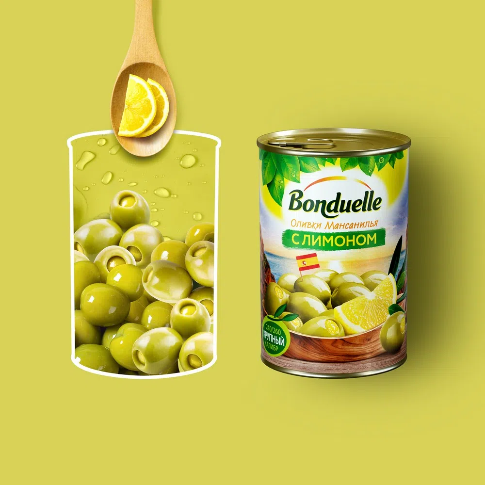 Оливки «Мансанилья» с лимоном