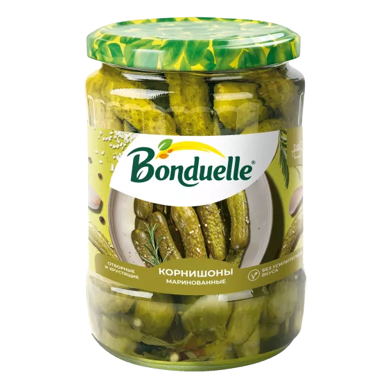 Маринаддалган, корнишон Bonduelle бадыраңы, 540 г