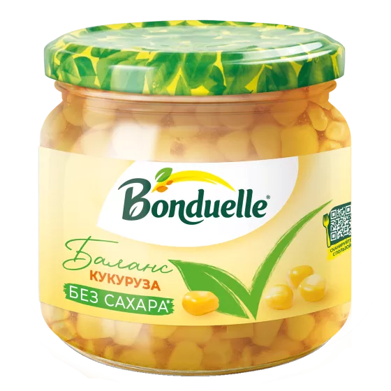 Консерваланган, кантсыз Bonduelle жүгөрүсү, 360 г