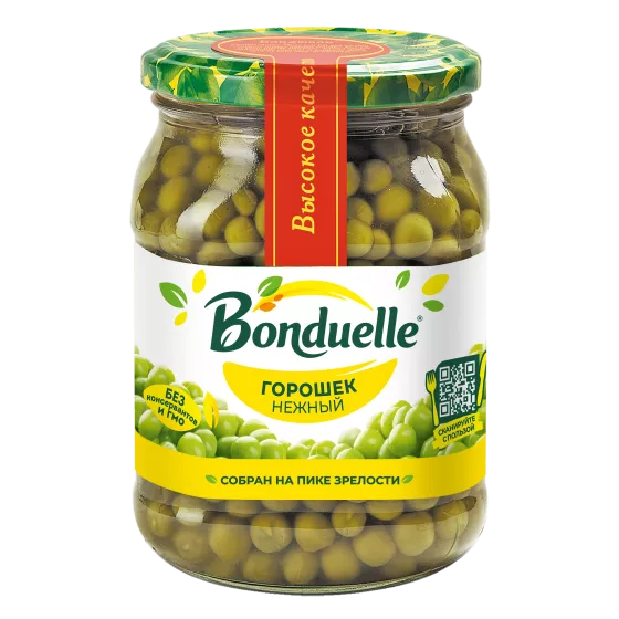 Консерваланган назик Bonduelle буурчагы, 530 г