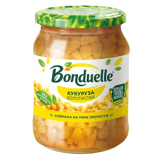 Консерваланган таттуу Bonduelle жүгөрүсү, 520 г