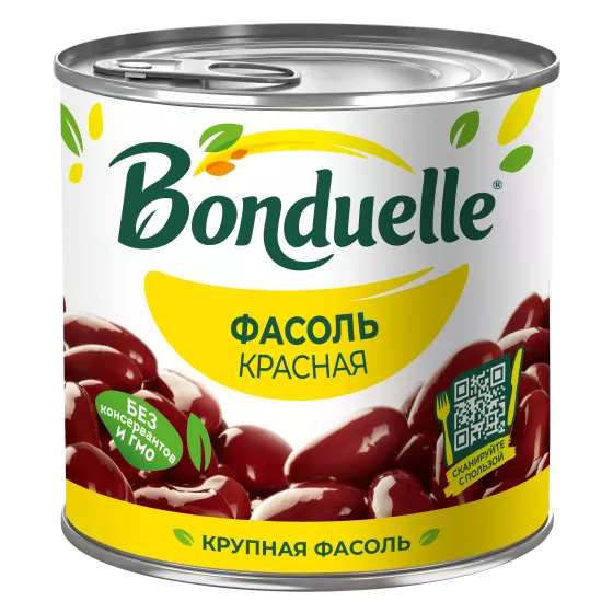 Консерваланган Bonduelle кызыл фасолу, 400 г