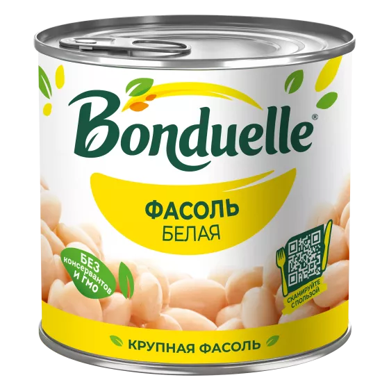 Консерваланган Bonduelle ак фасолу, 400 г