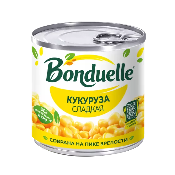 Консерваланган таттуу Bonduelle жүгөрүсү, 170 г