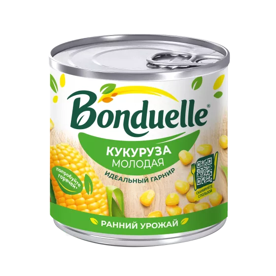 Консерваланган жаш Bonduelle жүгөрүсү, 170 г