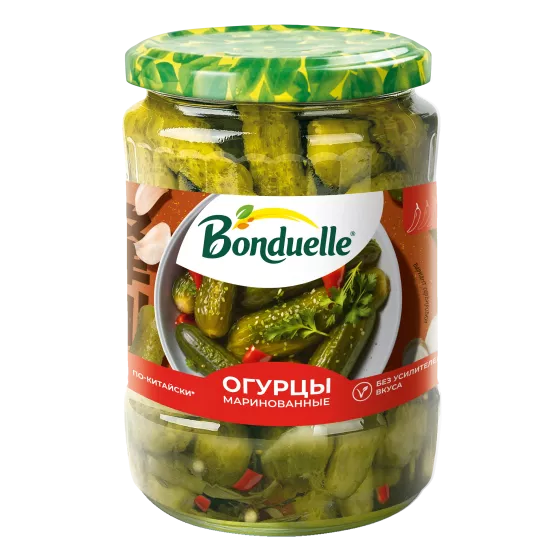 Кытайча маринаддалган Bonduelle бадыраңдары, 500 мл