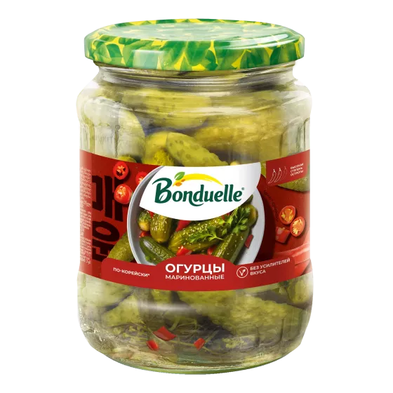 Корейсче маринаддалган Bonduelle бадыраңдары 720 мл